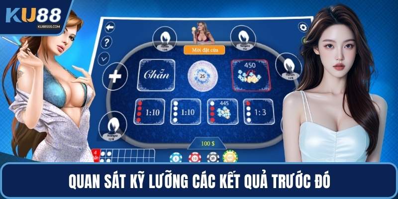 Quan sát kỹ lưỡng các kết quả trước đó